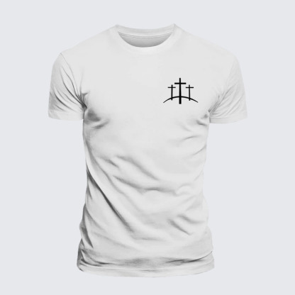 Cross Printed Jesus God Christian– Comfort Tee