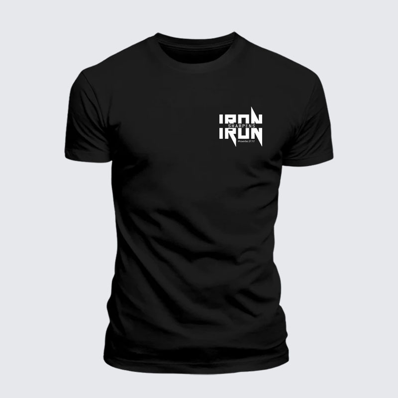Man Of God Husband Dad Jesus God Christian Cotton T-Shirt
