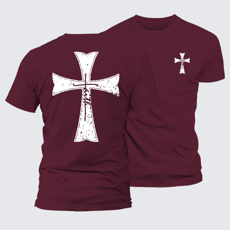 [Copy]Iron Sharpens Iron - Proverbs 27:17 Jesus God Christian – Premium Cotton Blend Tee