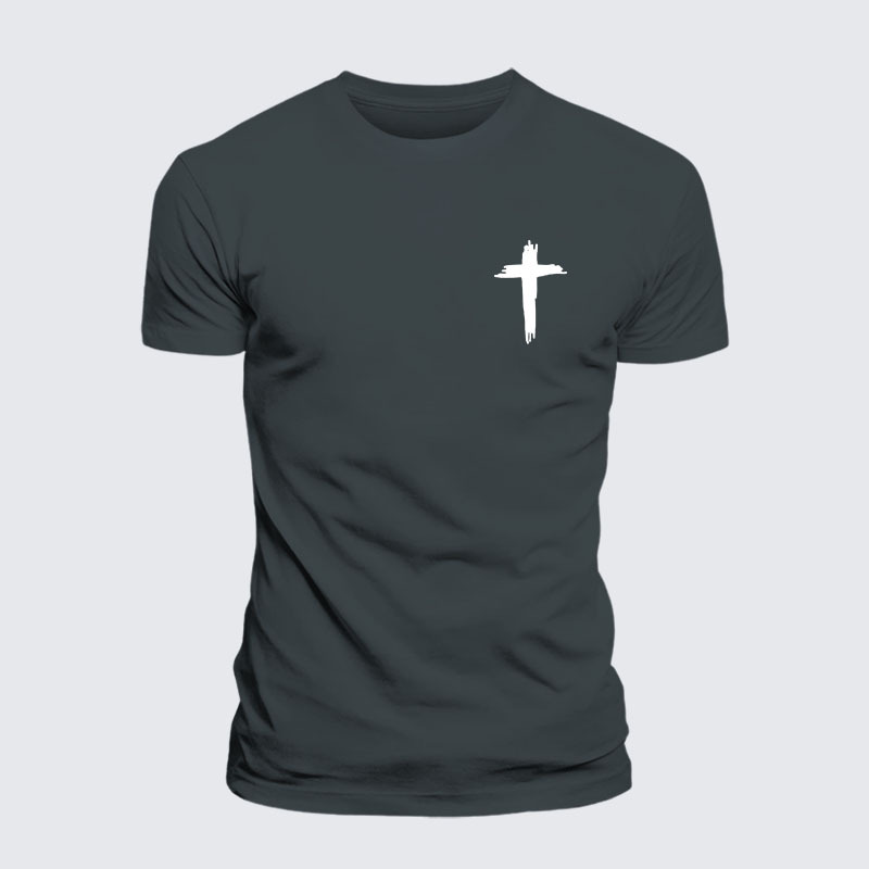 Cross Printed Jesus God Christian– Comfort Tee