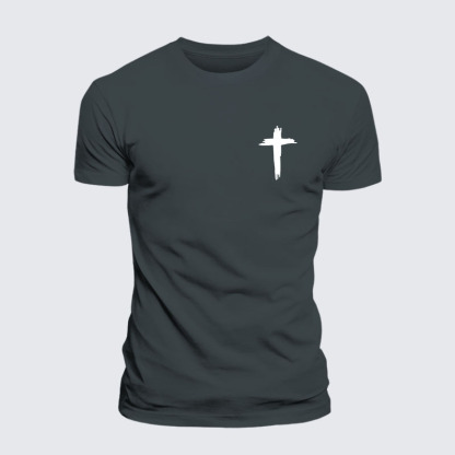 Cross Printed Jesus God Christian– Comfort Tee