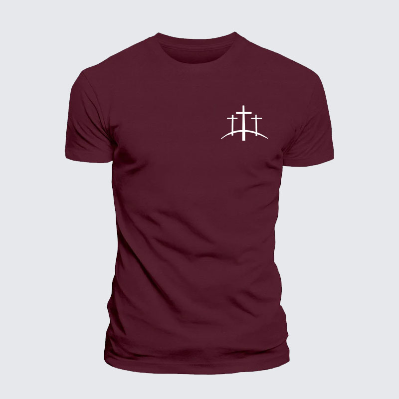Cross Printed Jesus God Christian– Comfort Tee
