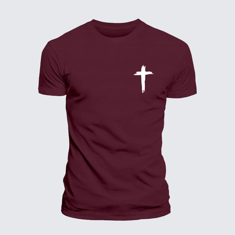 Cross Printed Jesus God Christian– Comfort Tee