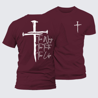 Jesus The Way The Truth The Life Jesus God Christian– Comfort Tee