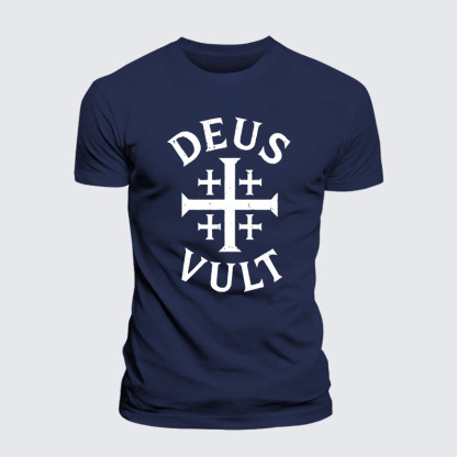 Deus Vult Jesus God Christian– Performance Comfort Tee