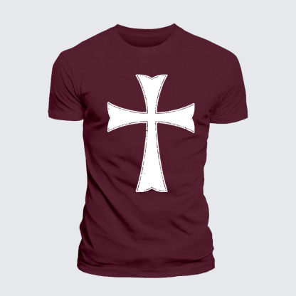 Knights Templar Crusader Cross Jesus God Christian– Performance Comfort Tee