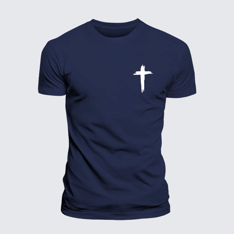 Cross Printed Jesus God Christian– Comfort Tee