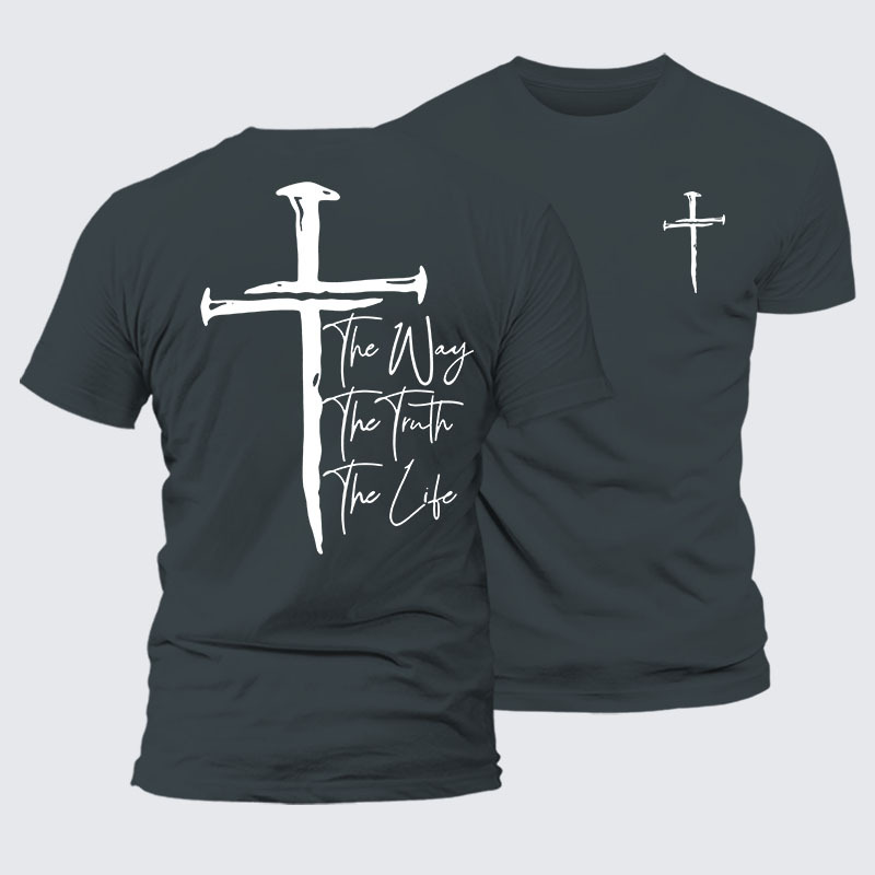 Jesus The Way The Truth The Life Jesus God Christian– Comfort Tee