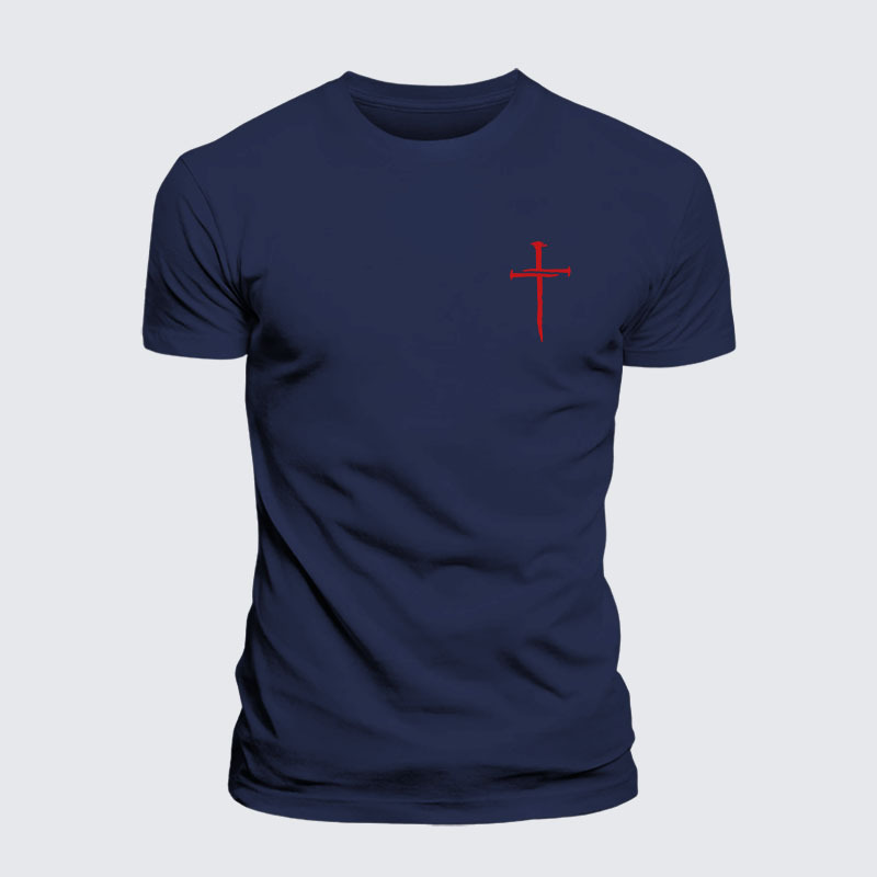 Red Cross Jesus God Christian– Performance Comfort Tee