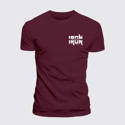 IRON SHARPENS IRON Proverbs 27:17 Jesus God Christian– Comfort Tee