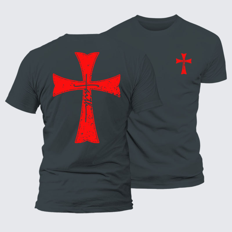 [Copy]Iron Sharpens Iron - Proverbs 27:17 Jesus God Christian – Premium Cotton Blend Tee