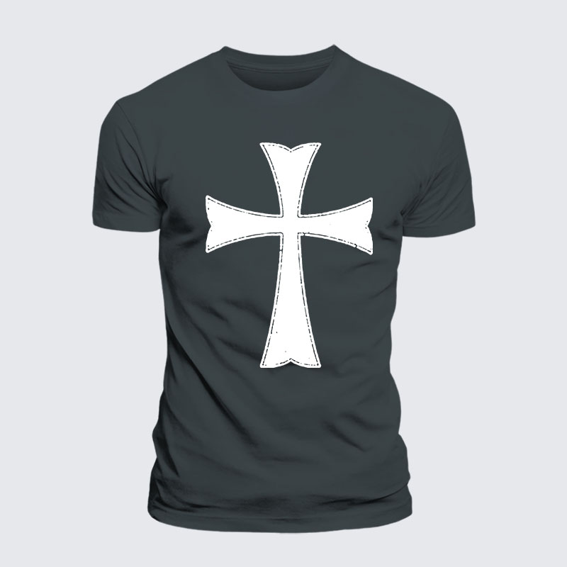 Knights Templar Crusader Cross Jesus God Christian– Performance Comfort Tee