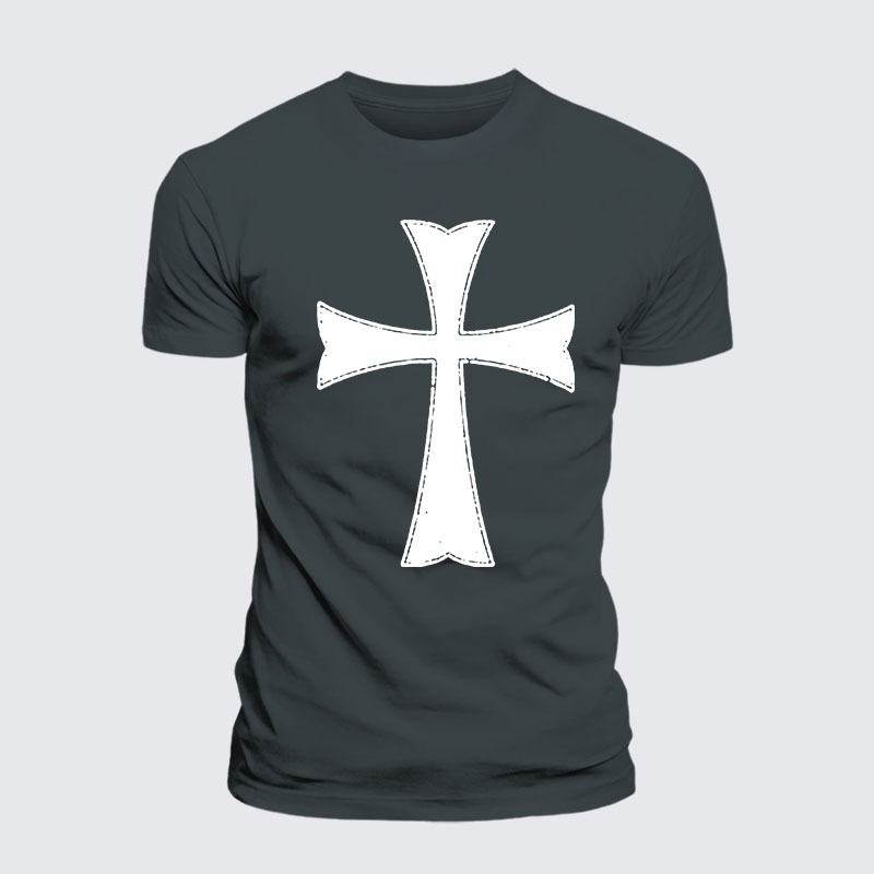 Knights Templar Crusader Cross Jesus God Christian– Performance Comfort Tee
