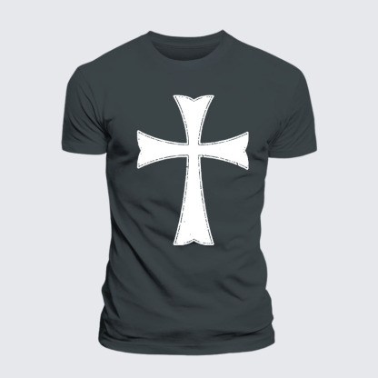 Knights Templar Crusader Cross Jesus God Christian– Performance Comfort Tee