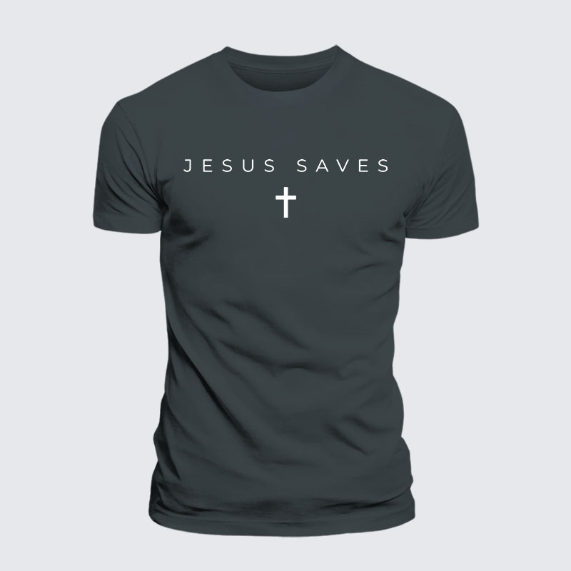 Jesus Saves Jesus God Christian– Comfort Tee