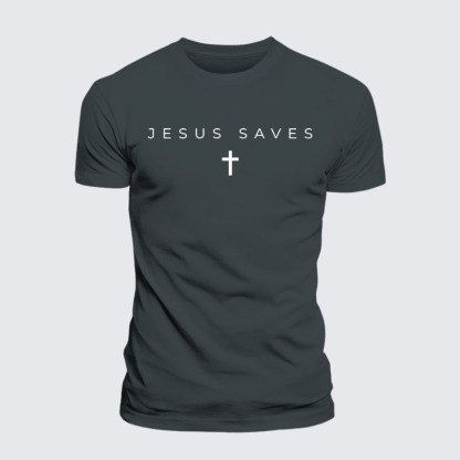 Jesus Saves Jesus God Christian– Comfort Tee