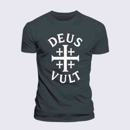 Deus Vult Jesus God Christian– Performance Comfort Tee