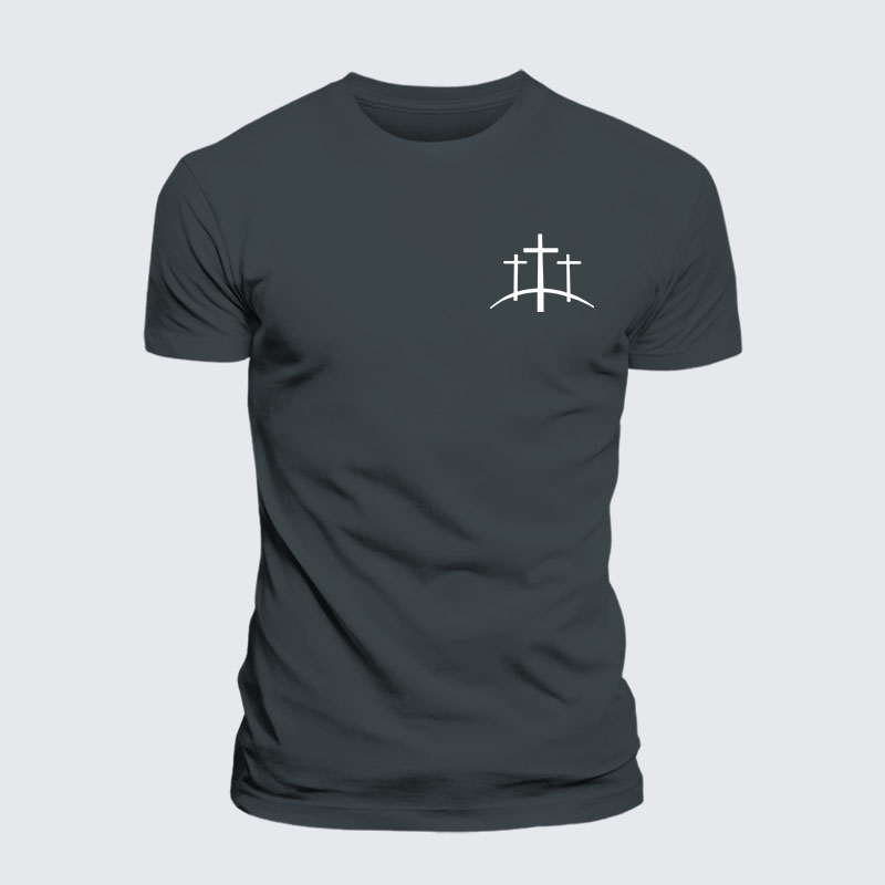 Cross Printed Jesus God Christian– Comfort Tee