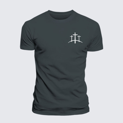 Cross Printed Jesus God Christian– Comfort Tee