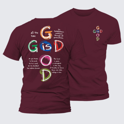 God Is Good Jesus God Christian – Premium Cotton Blend Tee