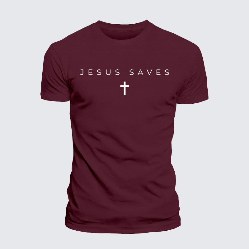 Jesus Saves Jesus God Christian– Comfort Tee