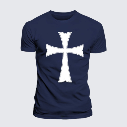 Knights Templar Crusader Cross Jesus God Christian– Performance Comfort Tee