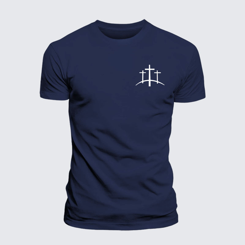 Cross Printed Jesus God Christian– Comfort Tee