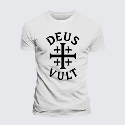 Deus Vult Jesus God Christian– Performance Comfort Tee
