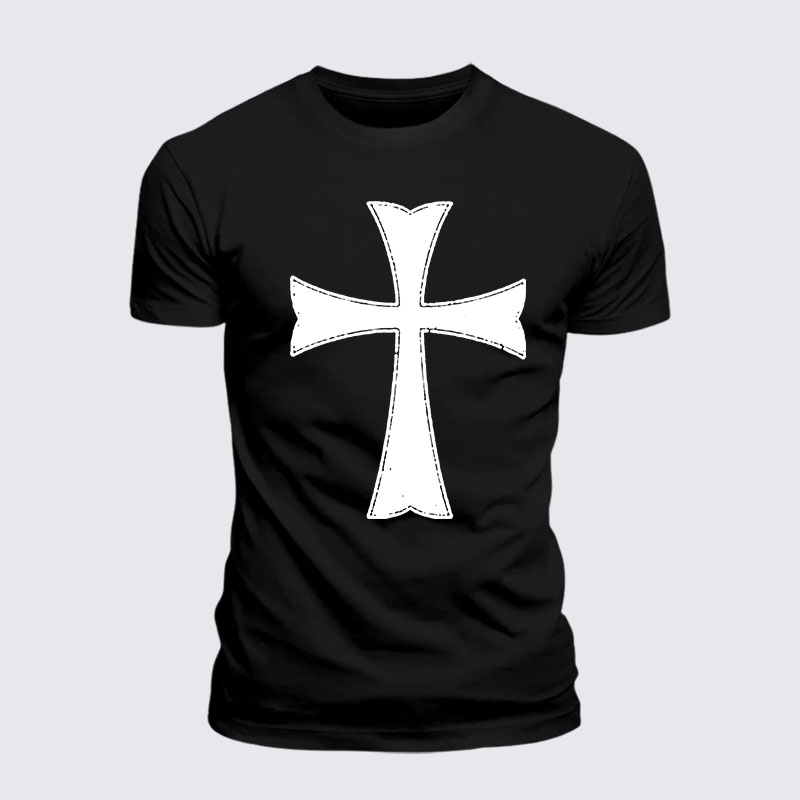 Knights Templar Crusader Cross Jesus God Christian– Performance Comfort Tee