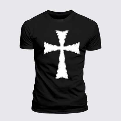 Knights Templar Crusader Cross Jesus God Christian– Performance Comfort Tee