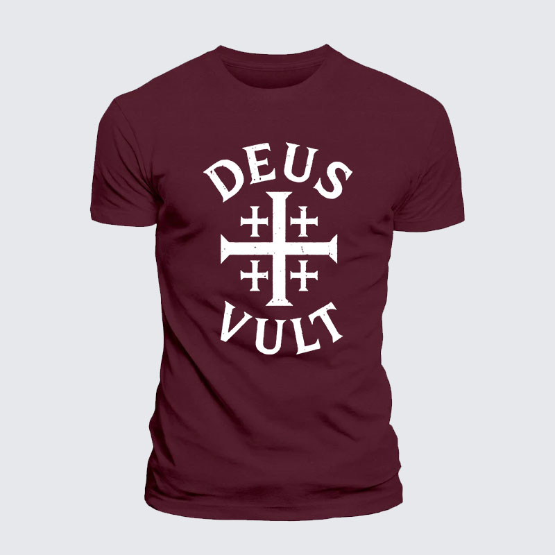 Deus Vult Jesus God Christian– Performance Comfort Tee