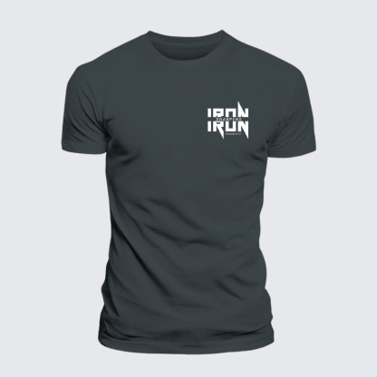 IRON SHARPENS IRON Proverbs 27:17 Jesus God Christian– Comfort Tee