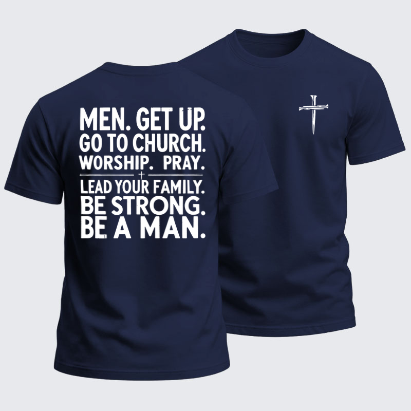 Heavyweight Cotton Tee - Be A Man