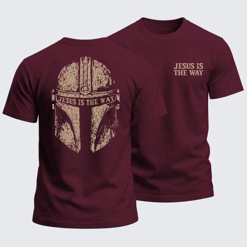 Heavyweight Cotton Tee - Jesus Is The Way   