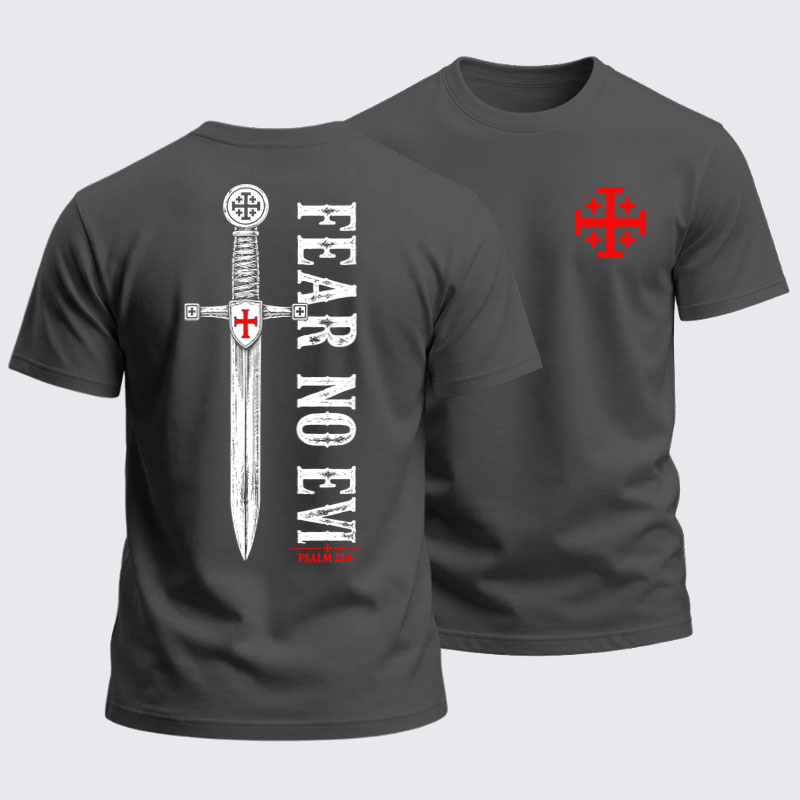 Heavyweight Cotton Tee -Fear No Evil