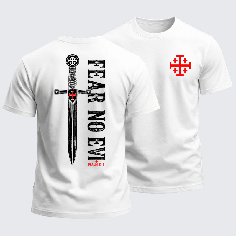 Heavyweight Cotton Tee -Fear No Evil