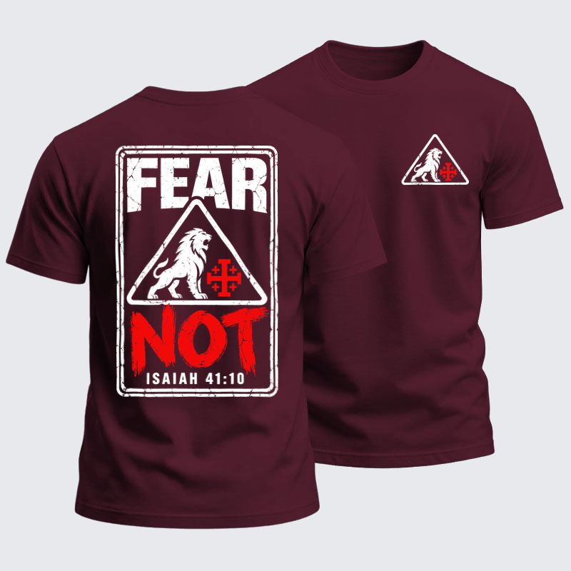 Heavyweight Cotton Tee -Fear Not 