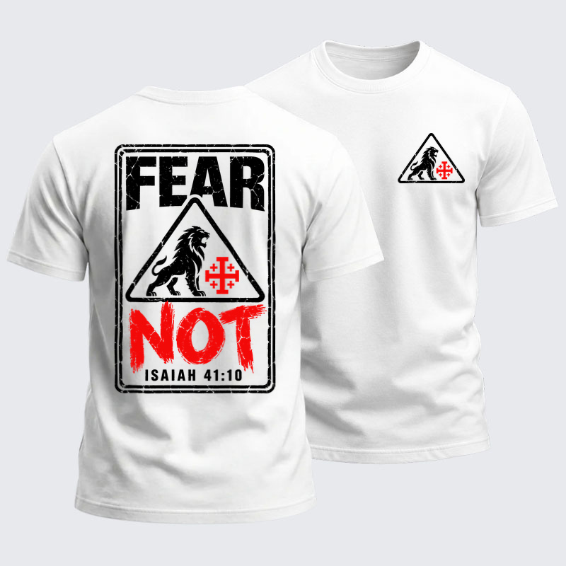 Heavyweight Cotton Tee -Fear Not 