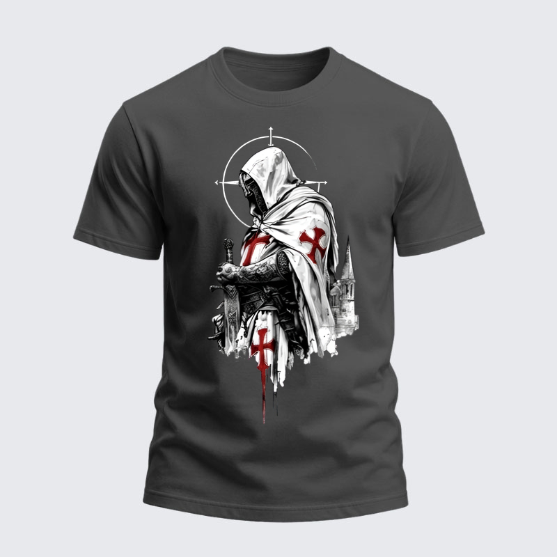 Heavyweight Cotton Tee -Crusader Spirit   