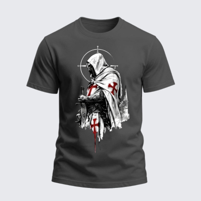 Heavyweight Cotton Tee -Crusader Spirit   
