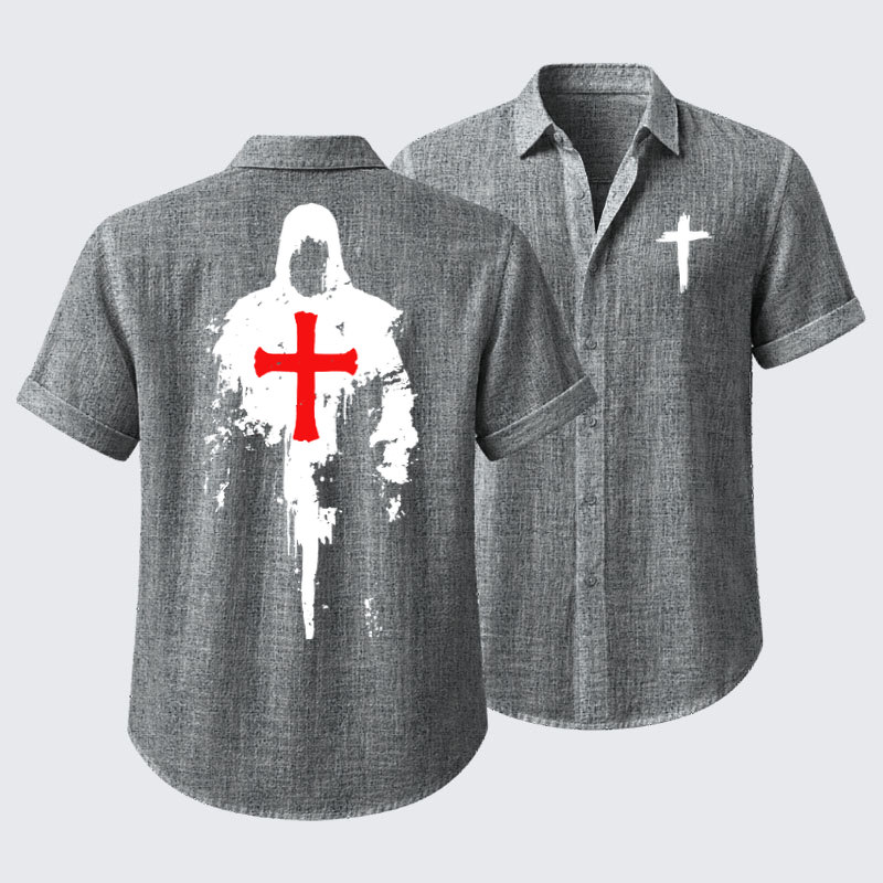 Short Sleeve Casual Shirt - The Saviour 