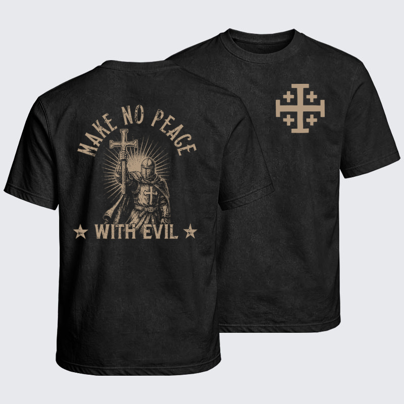 Washed T-Shirt - Make No Peace With Evil