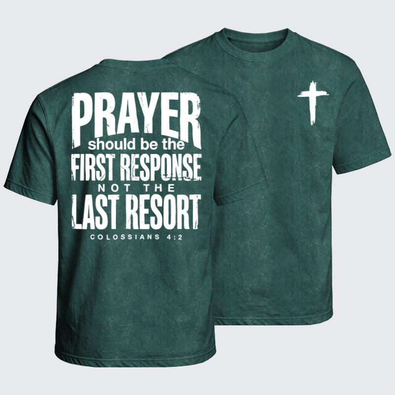 Washed T-Shirts - Prayer First Response