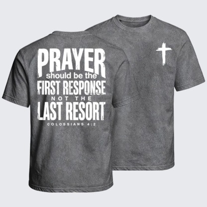 Washed T-Shirts - Prayer First Response