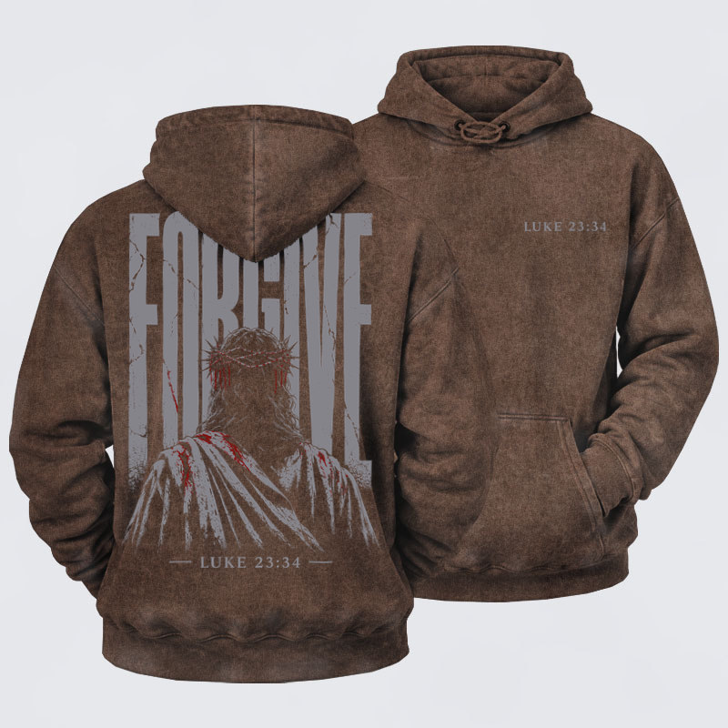 Washed Hoodies  - Forgive 
