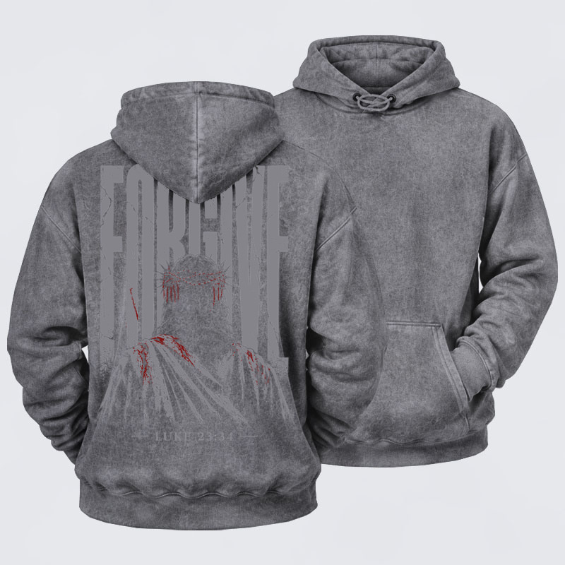 Washed Hoodies  - Forgive 