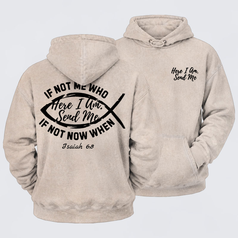Washed Hoodies  -Send Me Hooded Bomber Jacket