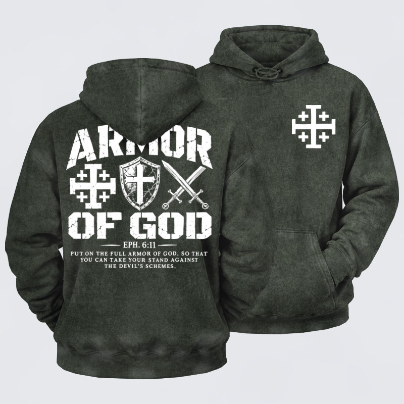 Washed Hoodies  – Armor Of God