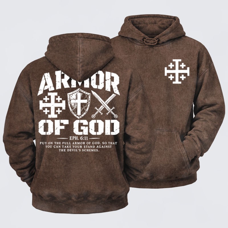 Washed Hoodies  – Armor Of God