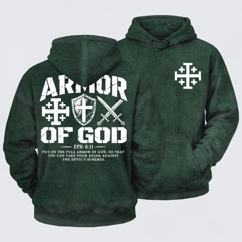 Washed Hoodies  – Armor Of God